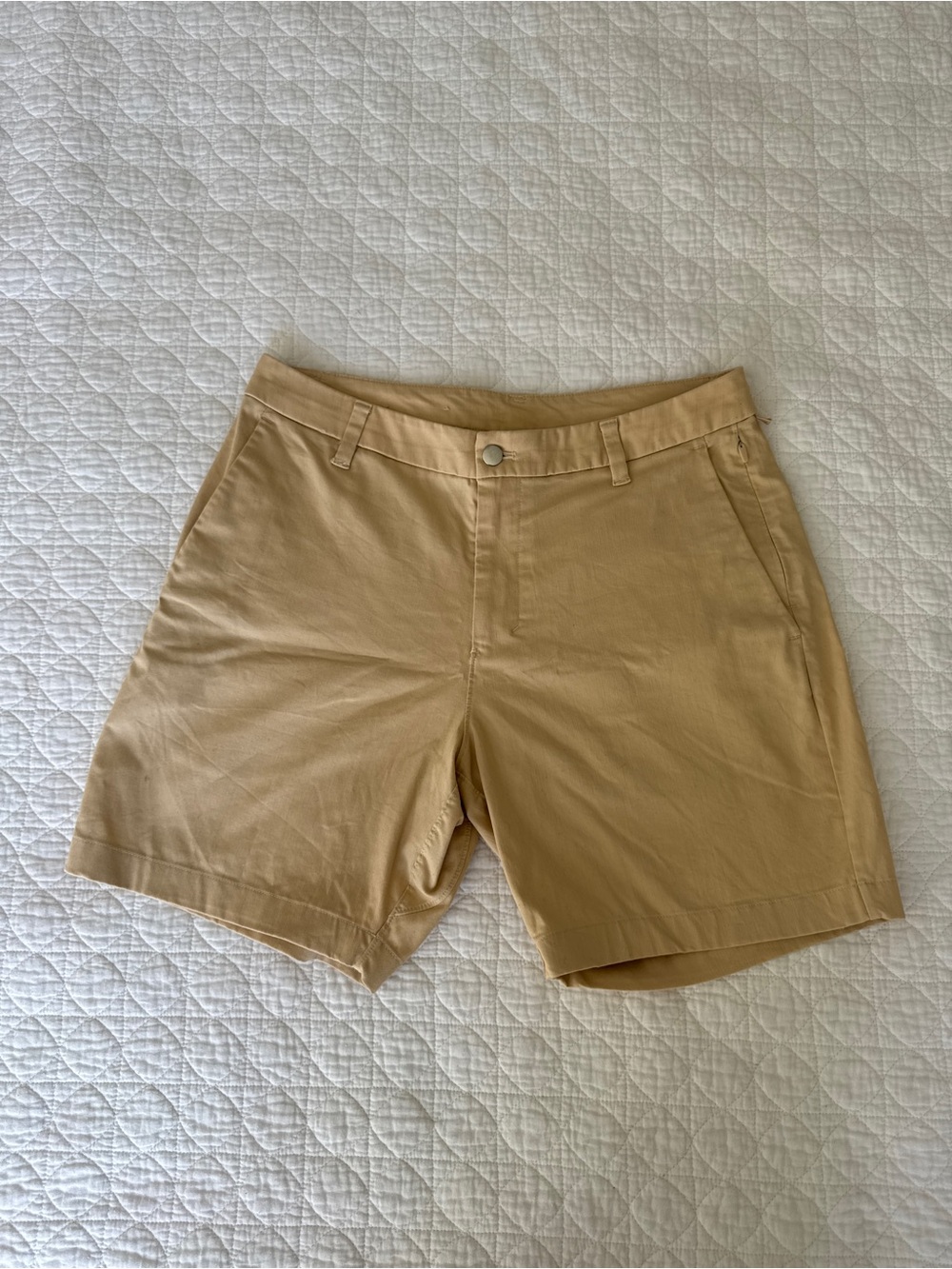 Men's Lululemon Butter Yellow Chino Shorts